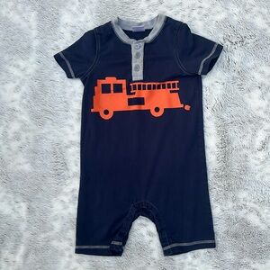 Hanna Andersson Fire Truck Romper